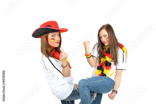 Obraz na płótnie Fußballfans