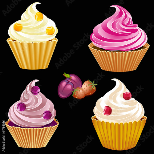 set of cakes