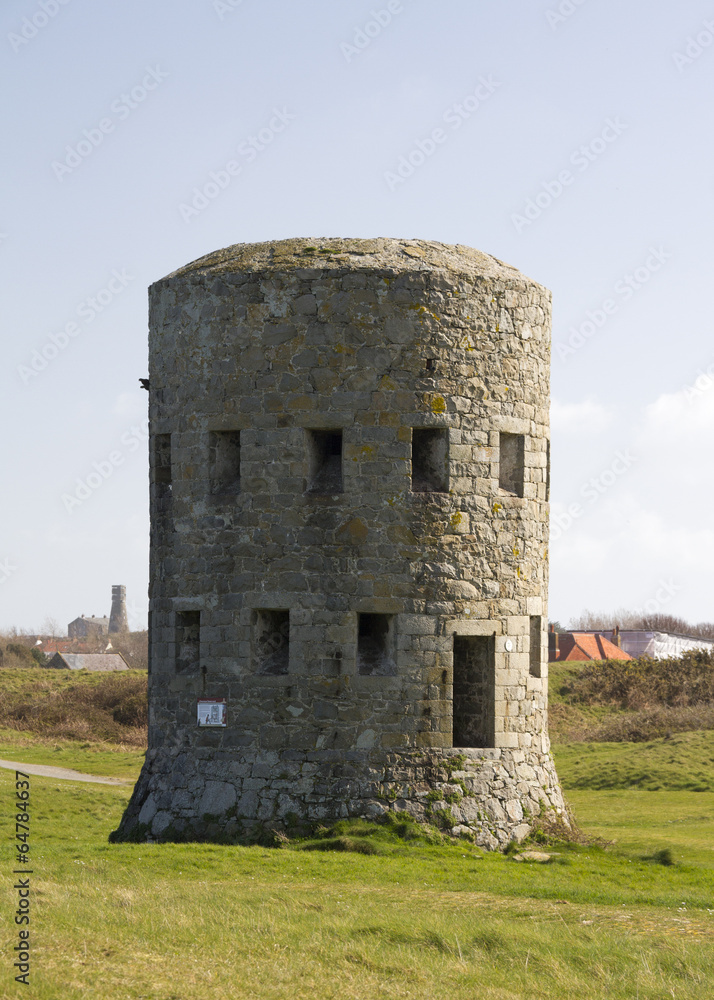 loophole towers in Guernsey that guard the coastline.