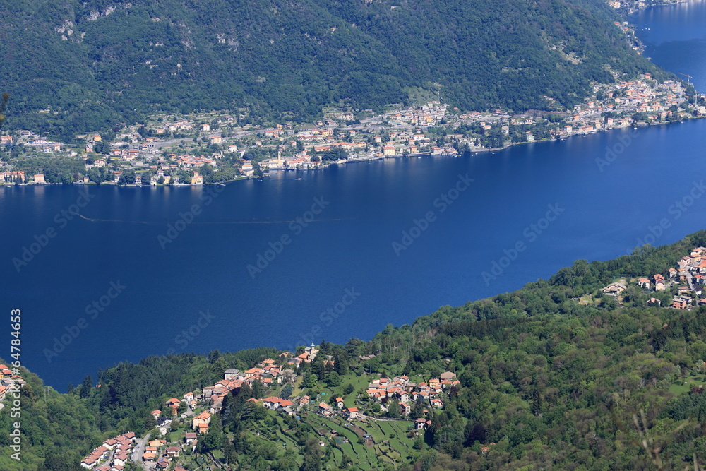 lago di Como dal monte Bolettone