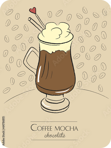 Coffee mocha chocolate