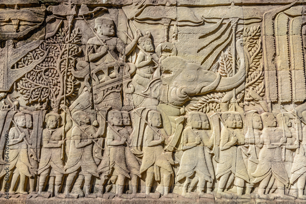 Stone sculptures in Angkor - Cambodia Stone sculptures in Angkor - Cambodia