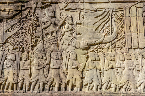 Stone sculptures in Angkor - Cambodia