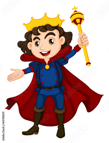 A smiling young prince