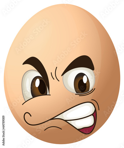 An angry egg