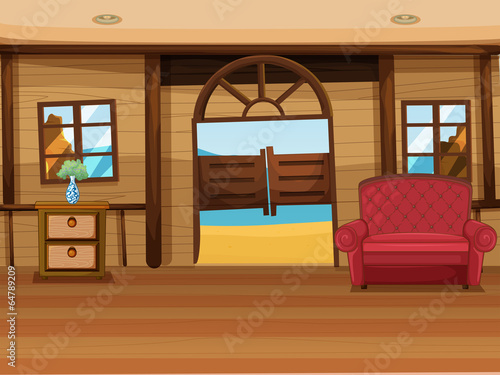 A saloon bar