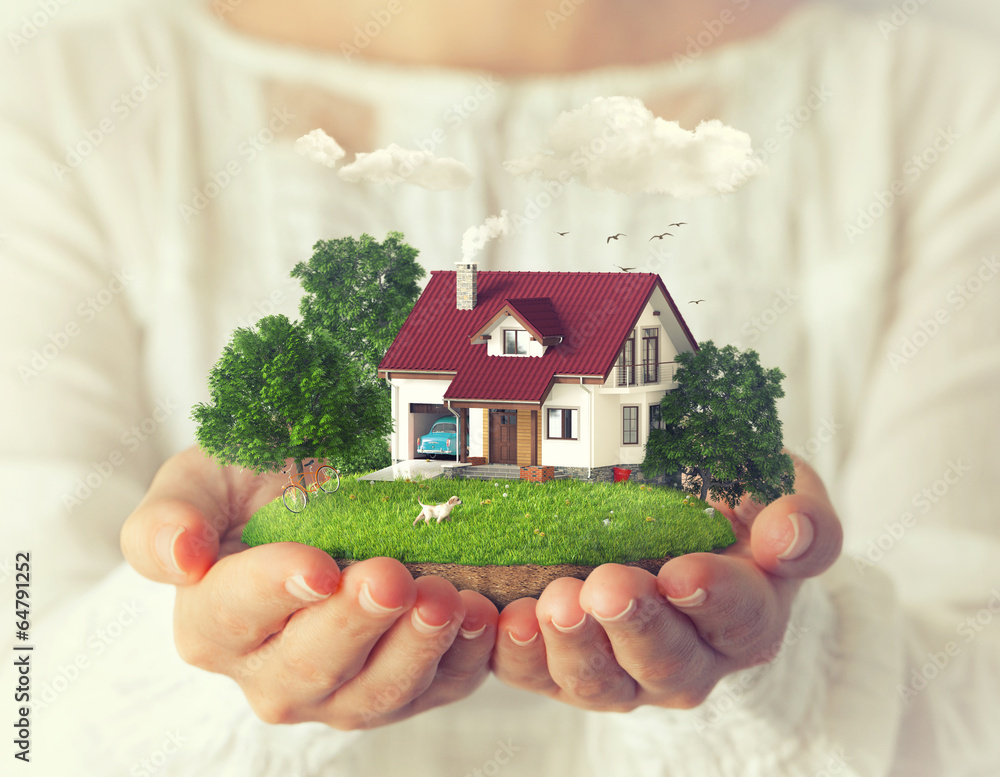 Naklejka premium Fantastic island