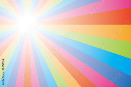 #Background #wallpaper #Vector #Illustration #design #free #free_size #charge_free #colorful #color rainbow,show business,entertainment,party,image Fondo de pantalla de colores del arco iris (radial)