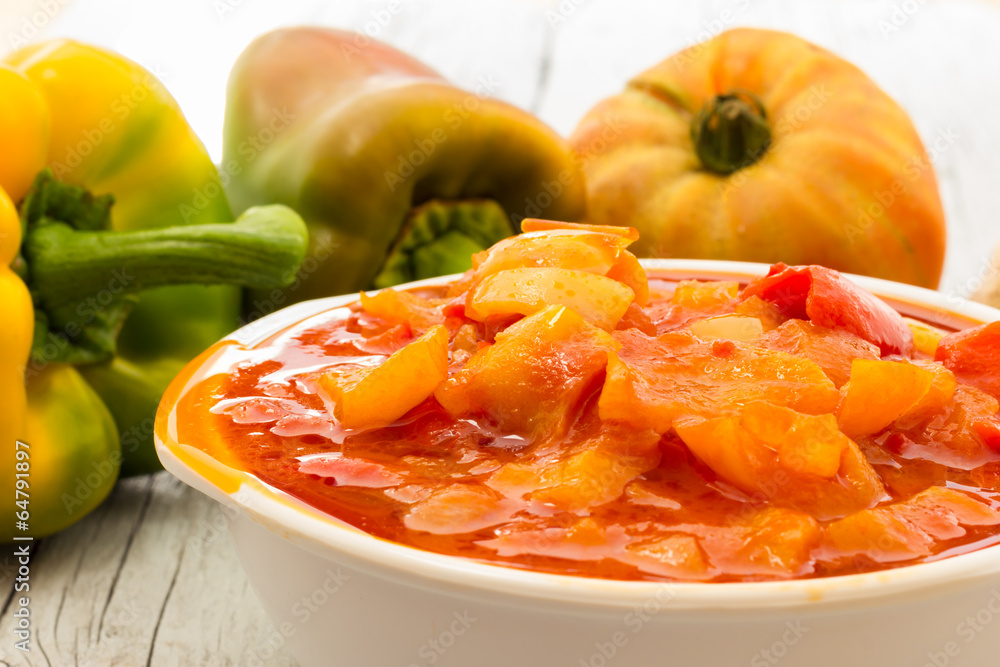 Italian peperonata Italian peperonata