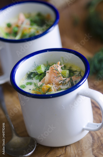 Plakat w ramie Haddock chowder