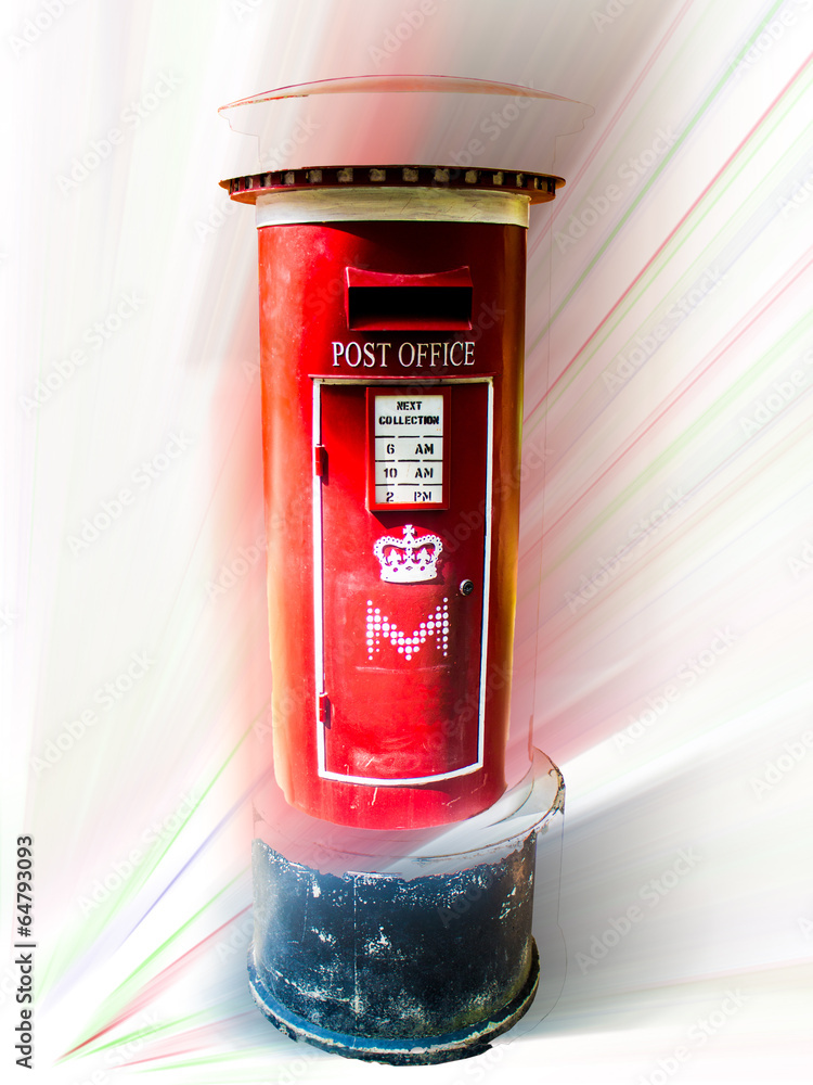 Red postbox