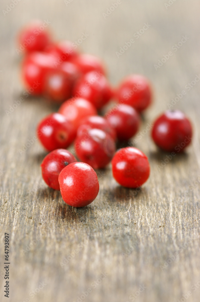 Pink peppercorn close-up Pink peppercorn close-up