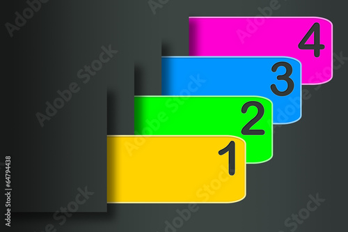 Stufengrafik für Business