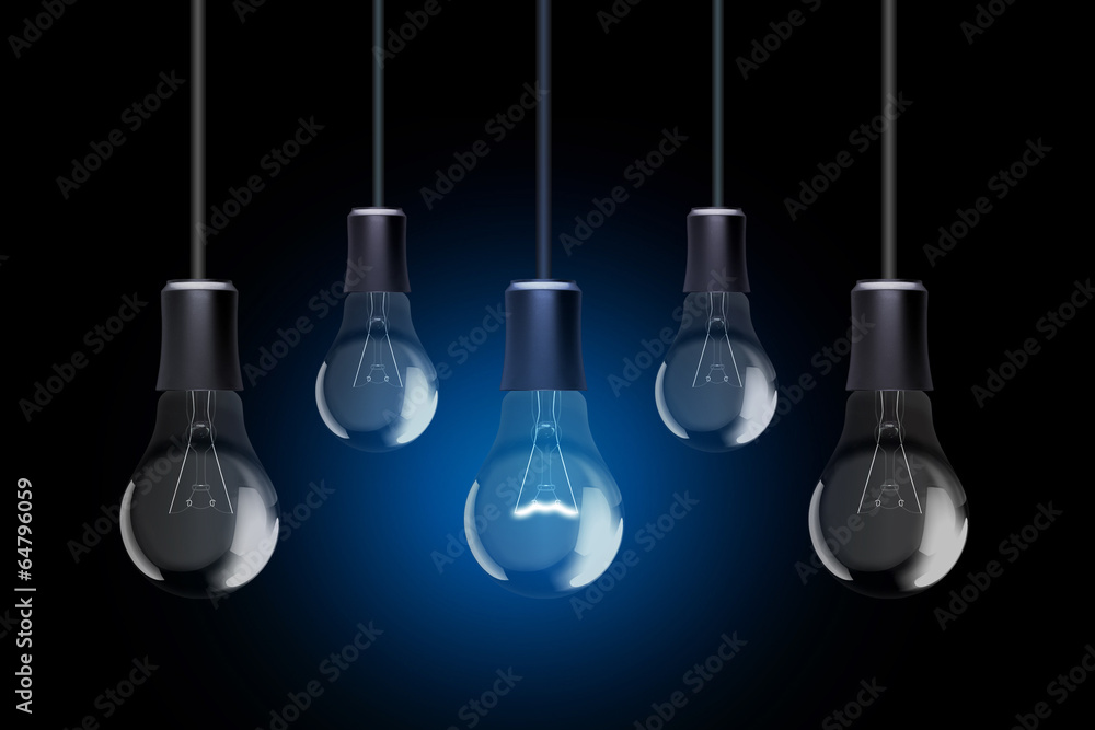 Naklejka premium ampoule