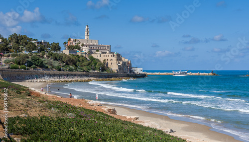 Quadro su tela Jaffa view