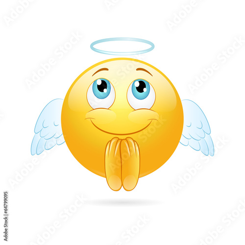 Angel emoticon