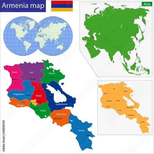 Armenia map