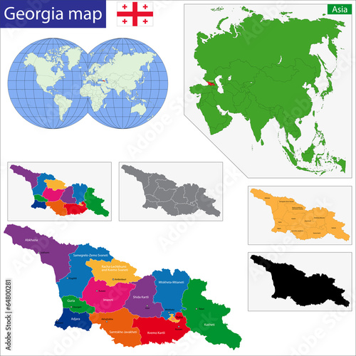 Georgia map