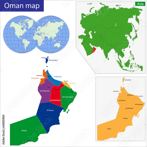 Oman map
