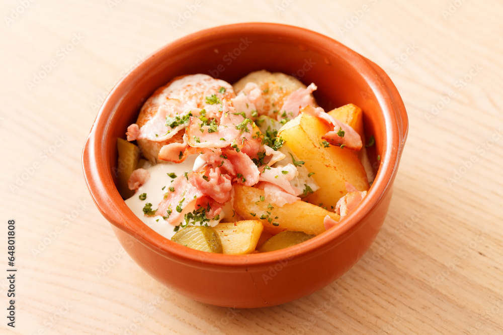 roasted potatoes with meat roasted potatoes with meat