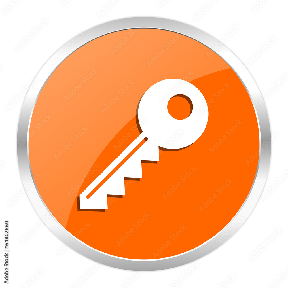 key orange glossy icon key orange glossy icon