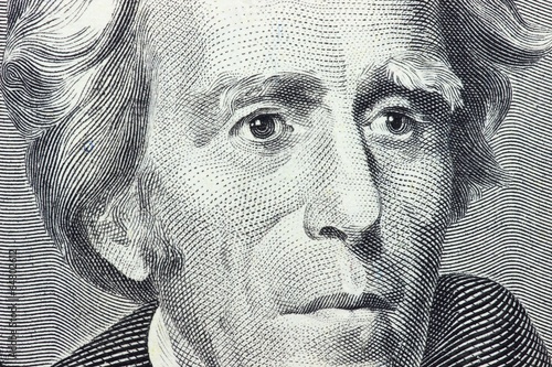 Porträt auf der 20 US Dollar Banknote