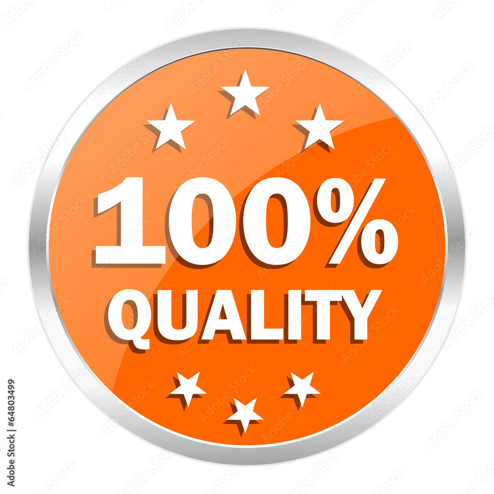 quality orange glossy icon quality orange glossy icon