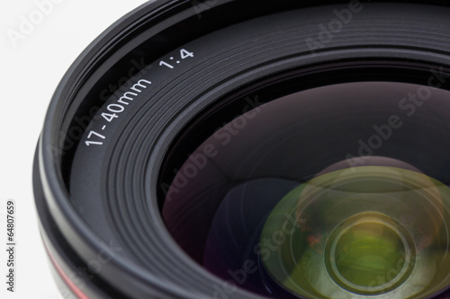Photographic camera lens.