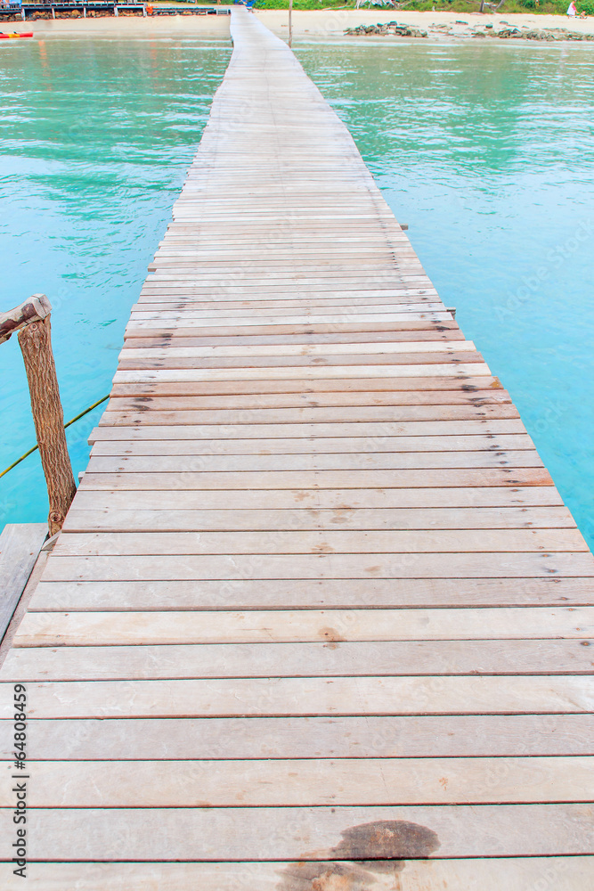 Fototapeta premium Wooden jetty