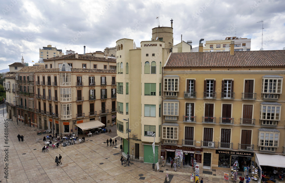 Malaga Spian Cityscape Day