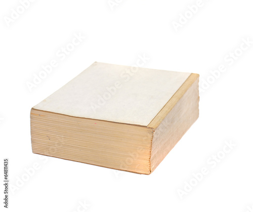 Book Islated on White Background