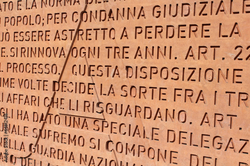 Rome - Monument commemoratif (Constitution)