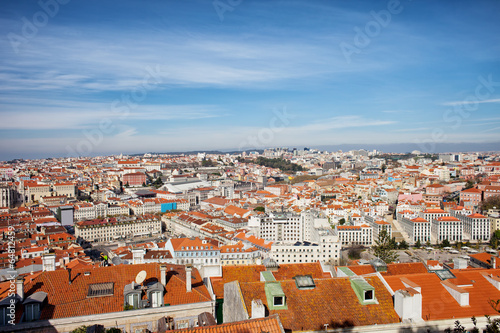 City of Lisbon Cityscape in Portugal