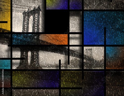 Modern Art Inspired Landscape New York City © rolffimages