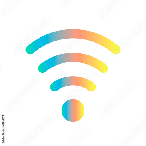 colored wifi icon