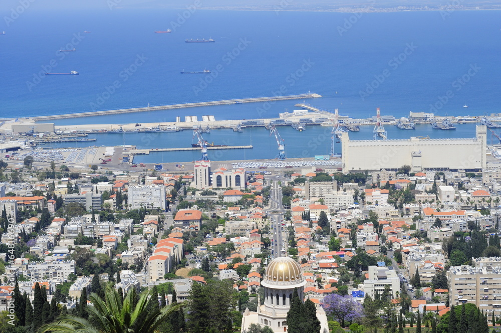 Fototapeta premium The Bahai Garden in Haifa, Israel