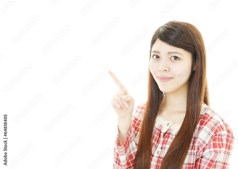 笑顔の女性 笑顔の女性