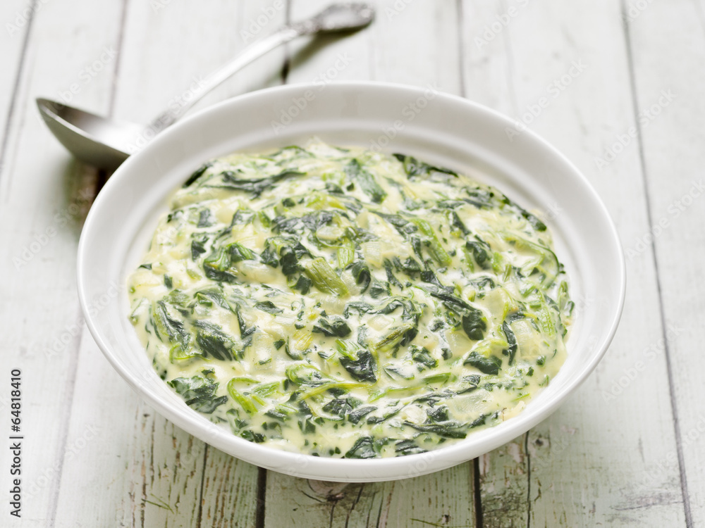 cream spinach