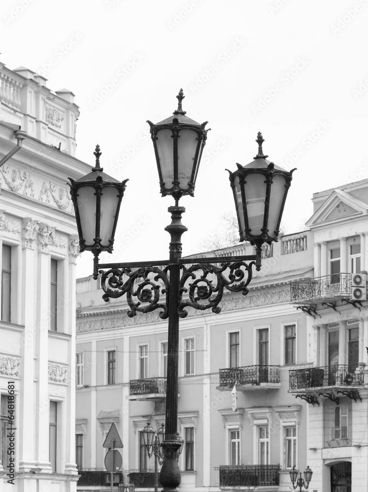 Streetlight old. Streetlight old.