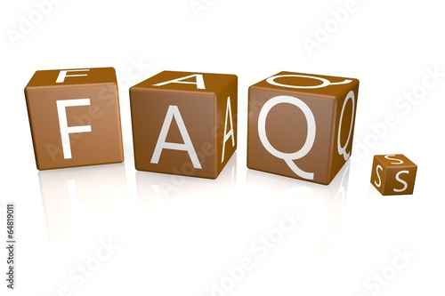 FAQ Würfel braun