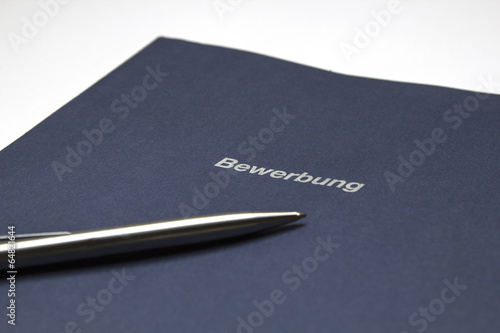 Bewerbungsmappe mit Stift 1