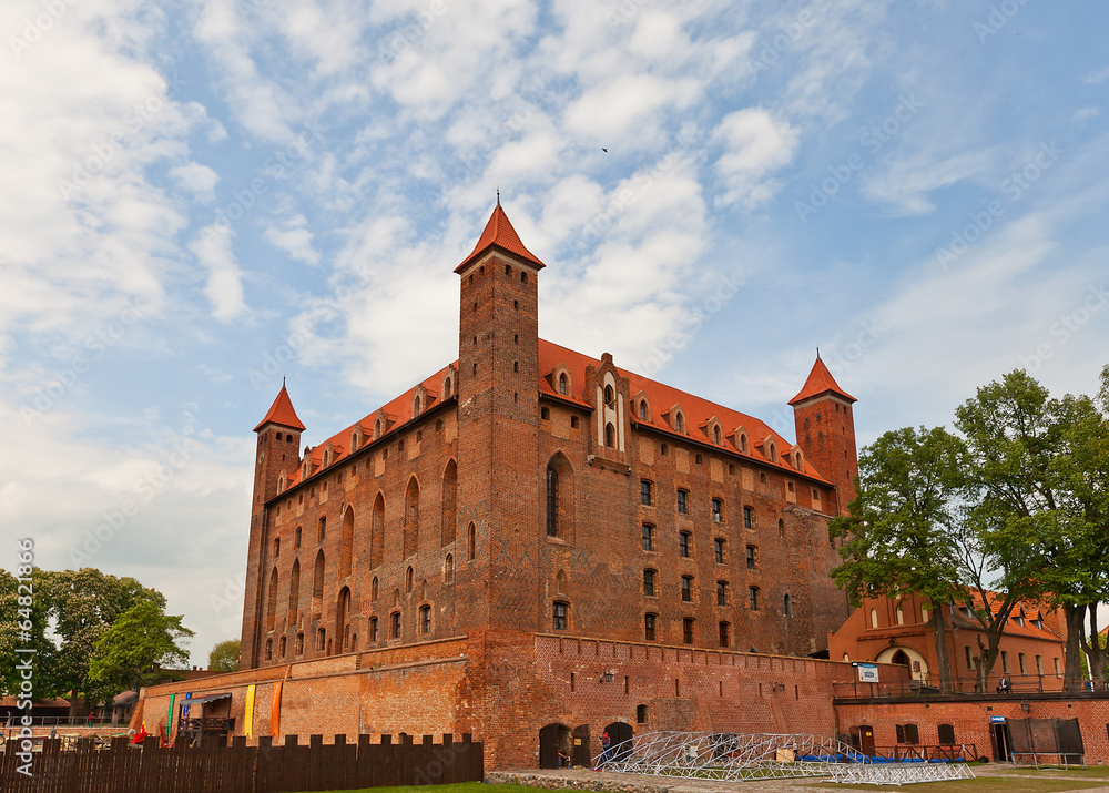 Mewe castle (XIV c.) of Teutonic Order. Gniew, Poland