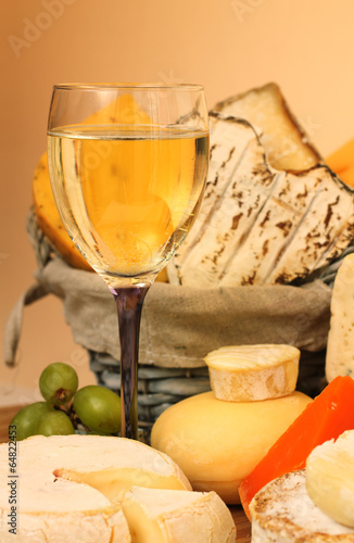 Cheese and wine