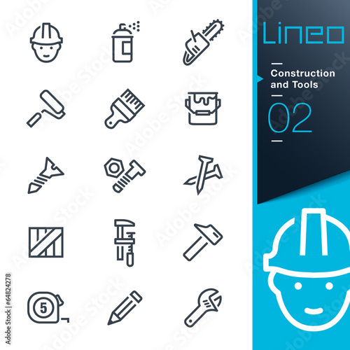 Lineo - Construction and Tools outline icons