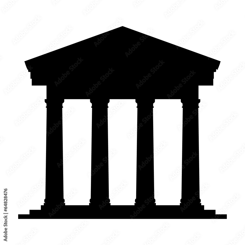 Fototapeta premium Bank icon