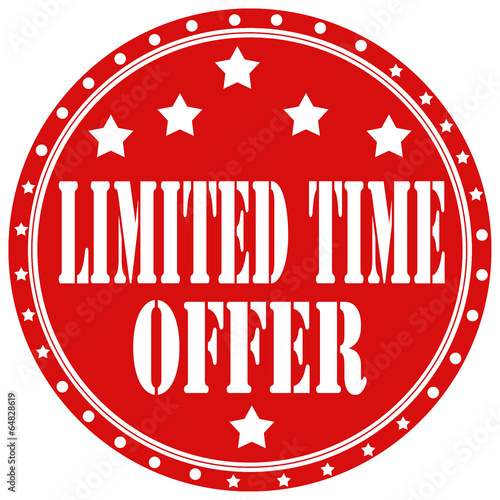 Limited Time Offer-label