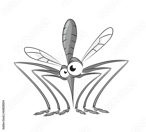 Cartoon mosquito