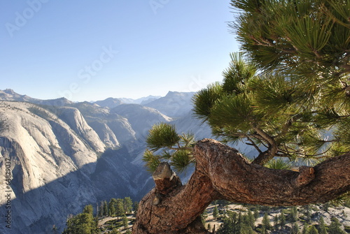 Vue d'une montagne Ouest américain