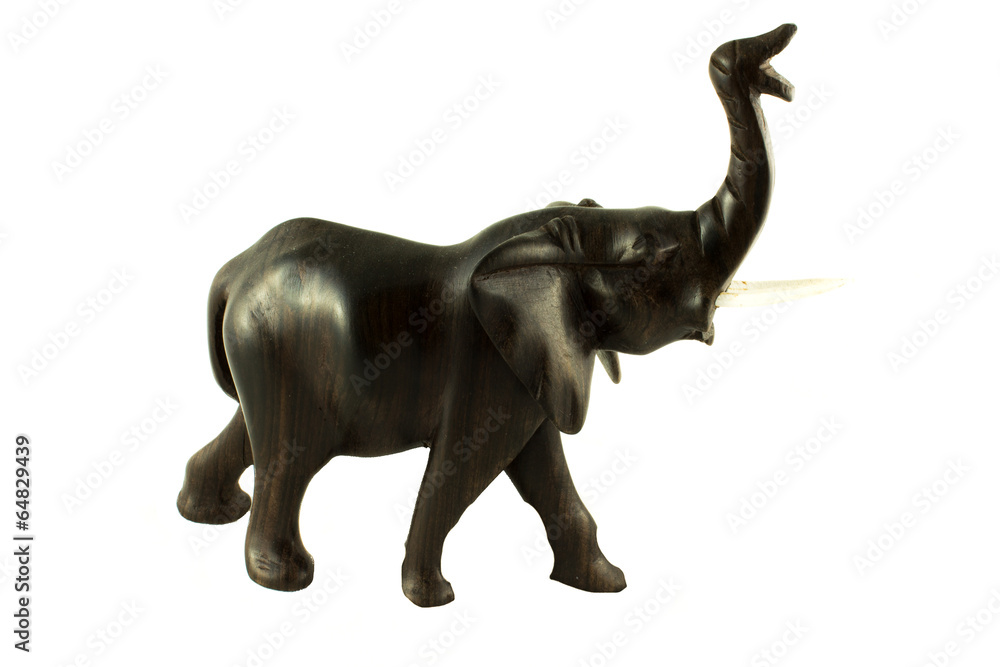 wooden elephant