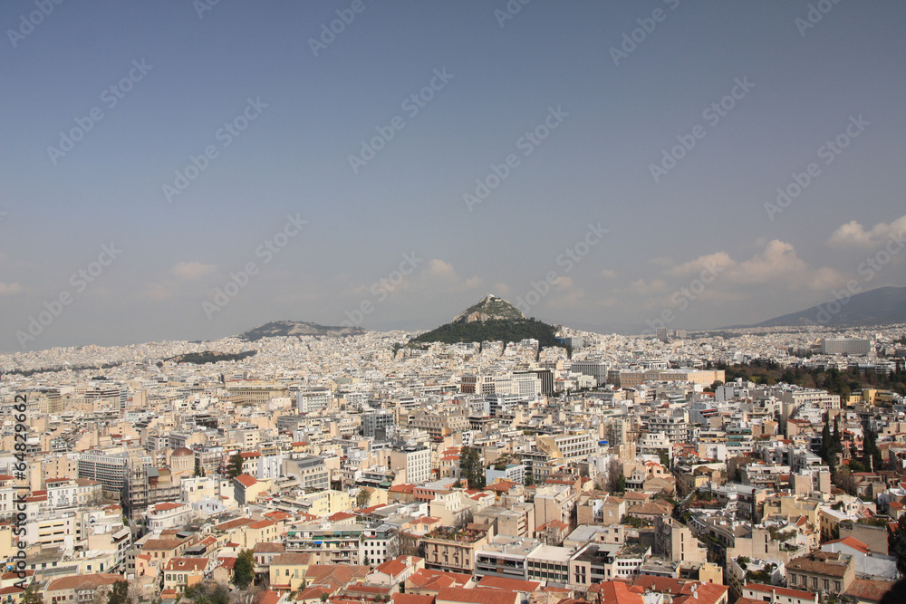 Fototapeta premium Lycabette, colline d'Athènes